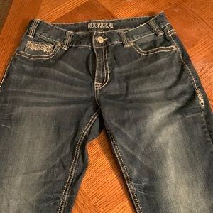 rock and roll bootcut jeans